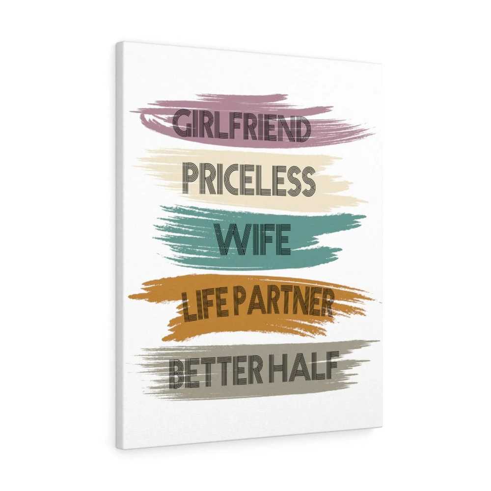 Inspirational Wall Art Life Partner Better Half Wall Art Motivation for